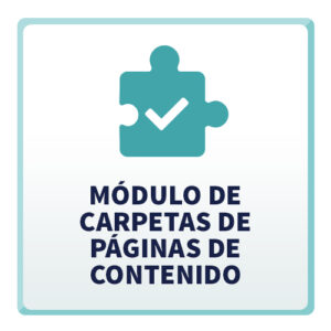 Módulo de Carpetas de Páginas de Contenido