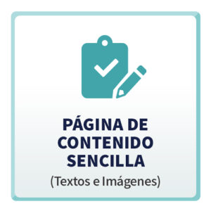 Página de Contenido Sencilla (Textos e Imágenes)