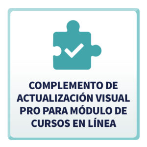 Complemento de Actualización Visual Pro para Módulo de Cursos En Línea
