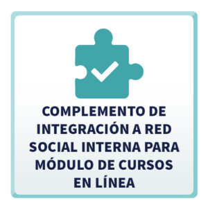 Complemento de Integración a Red Social Interna para Módulo de Cursos En Línea