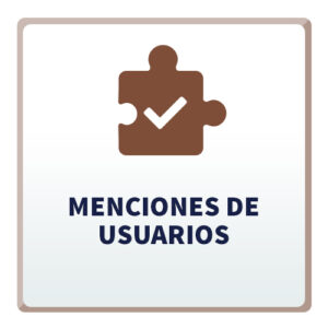 Menciones de Usuarios