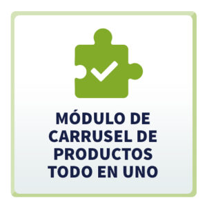 Módulo de Carrusel de Productos Todo en Uno