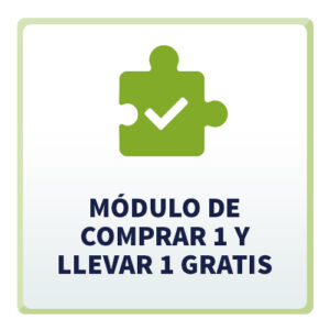 Módulo de Comprar 1 y Llevar 1 Gratis
