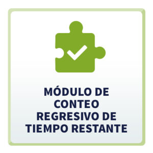 Módulo de Conteo Regresivo de Tiempo Restante en Oferta