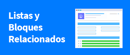 Listas y Bloques Relacionados