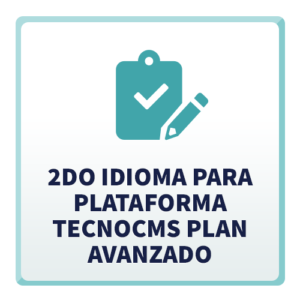 2do Idioma para Plataforma TecnoCMS Plan Avanzado