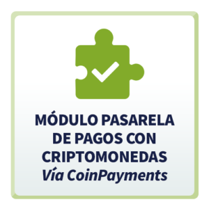 Módulo Pasarela de Pagos con Criptomonedas vía CoinPayments