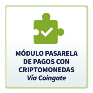 Módulo Pasarela de Pagos con Criptomonedas vía Coingate