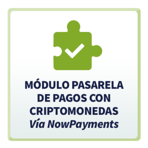 Módulo Pasarela de Pagos con Criptomonedas vía NowPayments