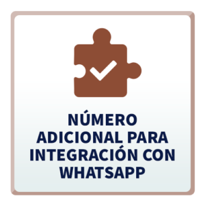 Número Adicional para Integración con WhatsApp (Hágalo Usted)