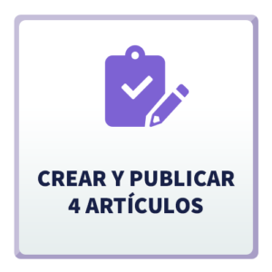 Crear y Publicar 3 Artículos para Blog
