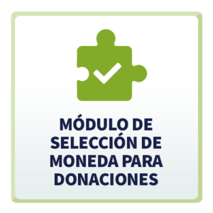 Módulo de Selección de Moneda para Donaciones