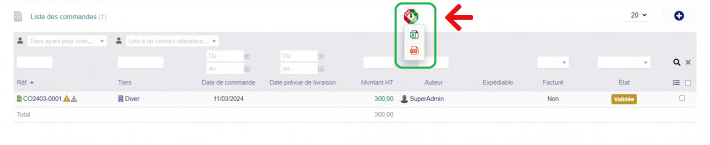 Módulo de Exportar Listas a Excel o PDF 2 - TecnoERP