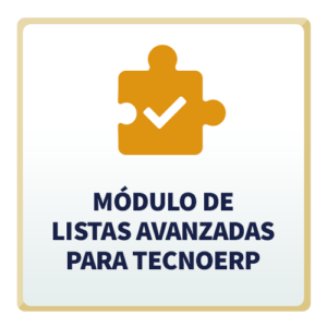 Módulo de Listas Avanzadas para TecnoERP