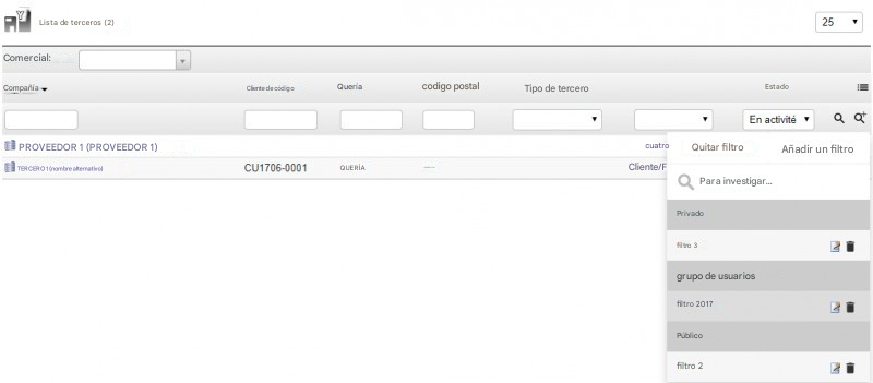 Módulo de Listas Rápidas - TecnoERP